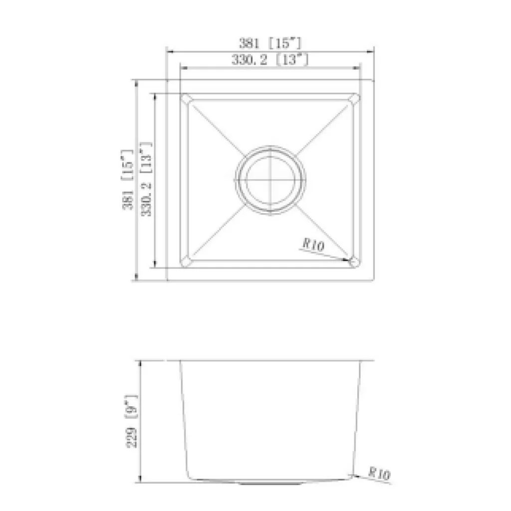 SPEC SHEET SINK 1313HMR 18