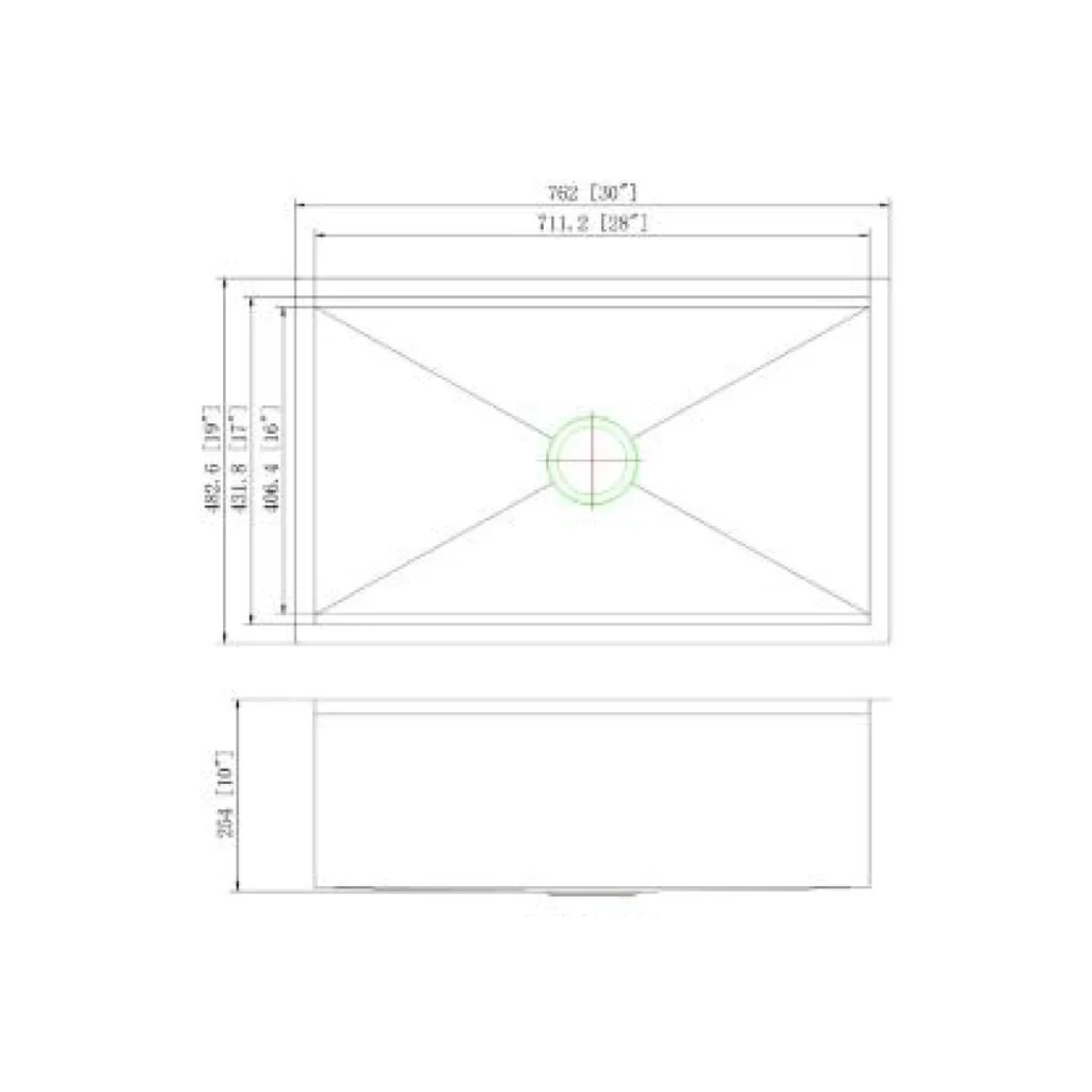 SPEC SHEET SINK 2817HMZ