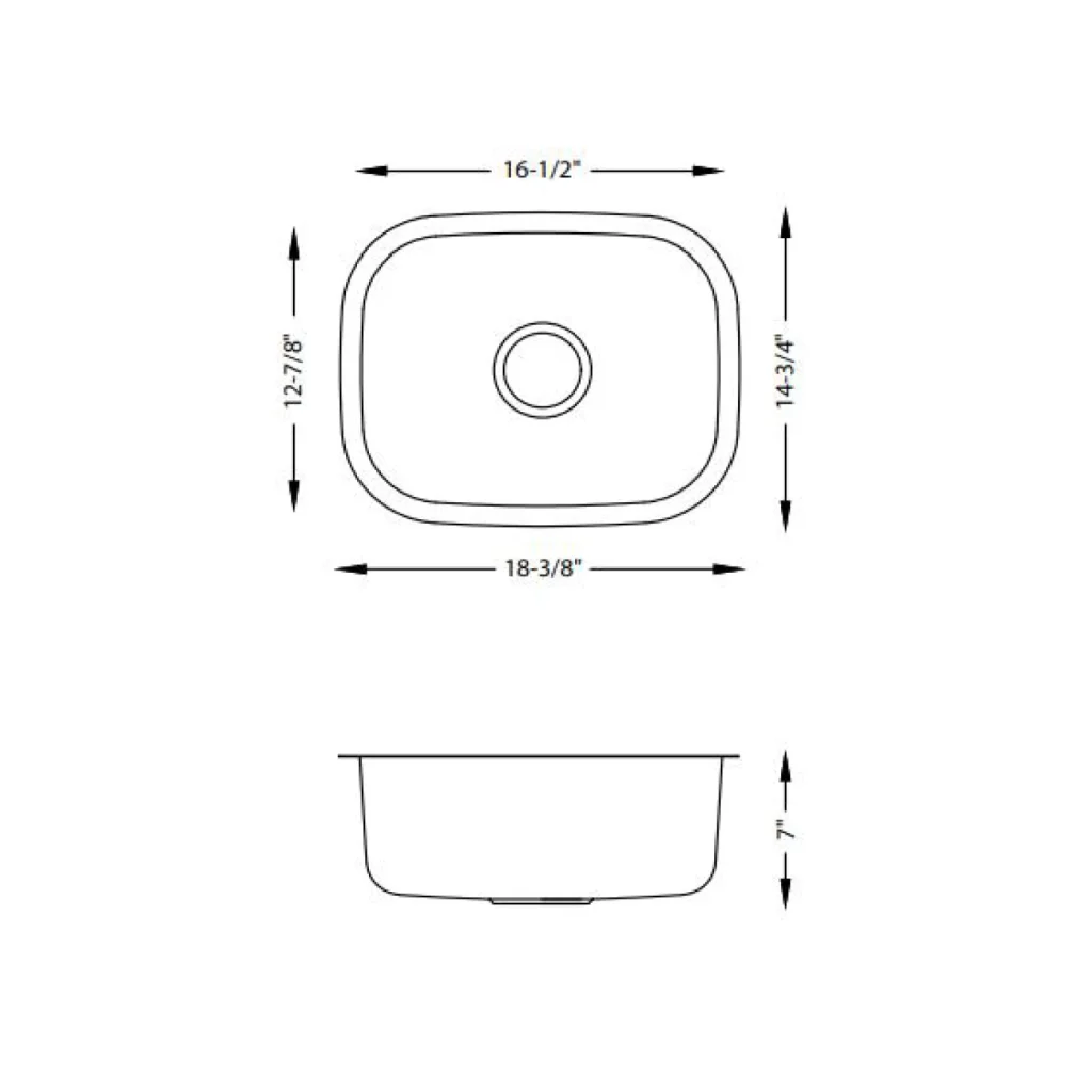 SPEC SHEET SINK BAR H-106 (1613)