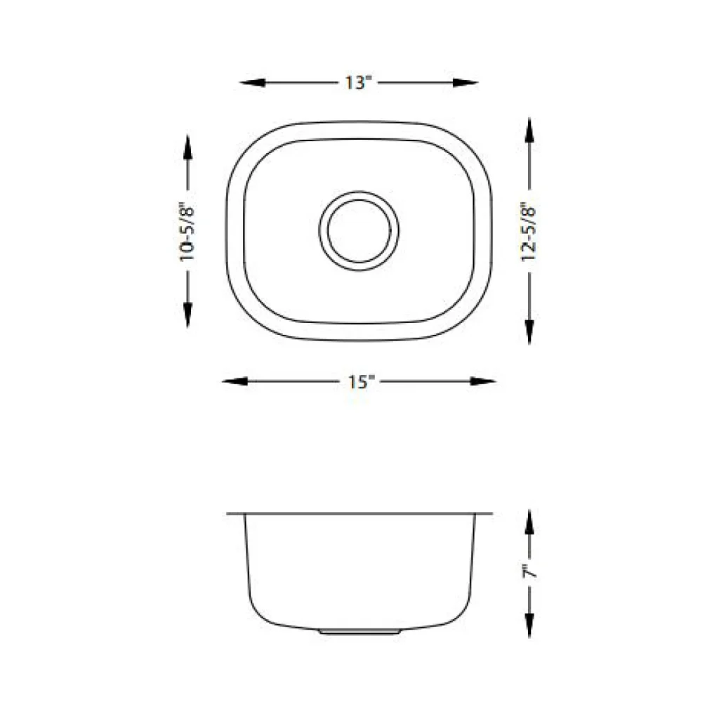 SPEC SHEET SINK BAR H-107 (1113)